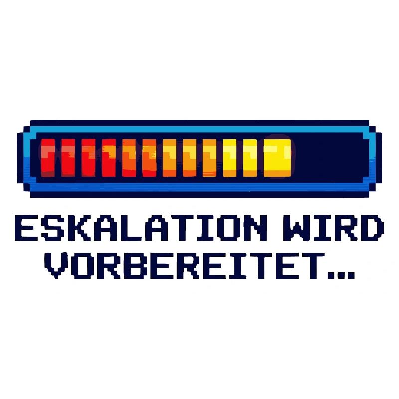 "Escalation Shirt" – Nerd & Geek Style (German)
