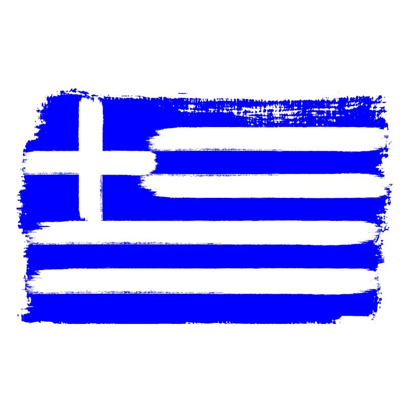 Drapeau de la Grèce utilisé look