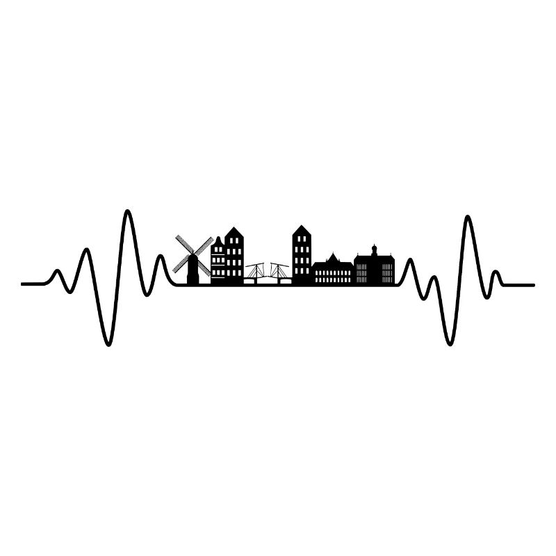 Amsterdam Herzschlag Skyline Amsterdam