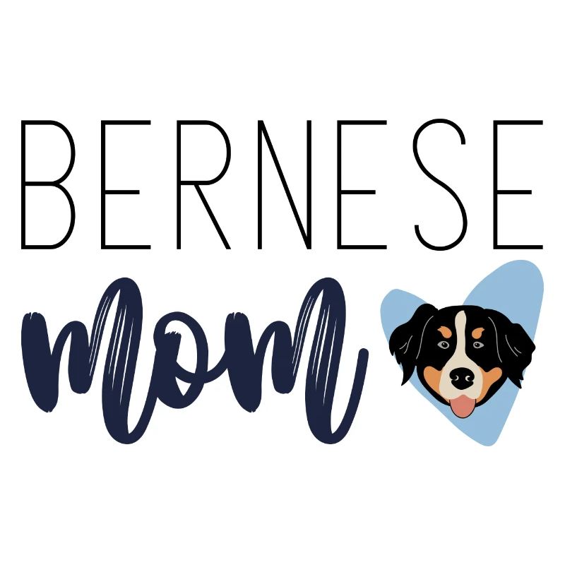 Bernese Mom Gift Bernese Mountain Dog Minimalistic