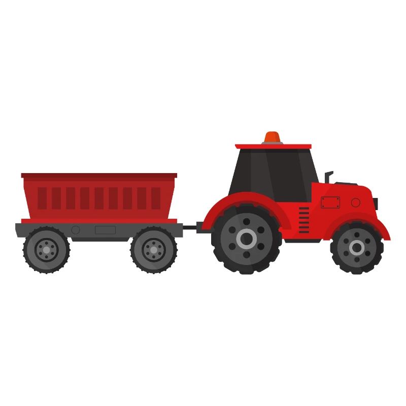 Traktor mit Anhänger