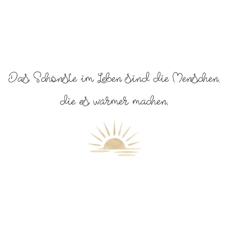 Menschen, die das Leben wärmer machen
