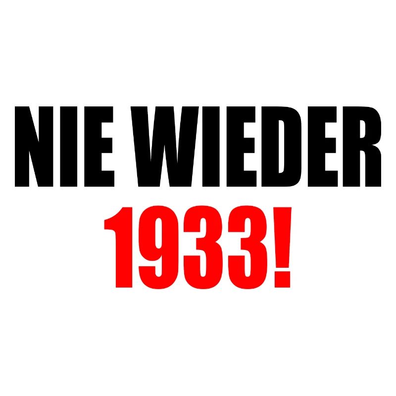 Never again 1933