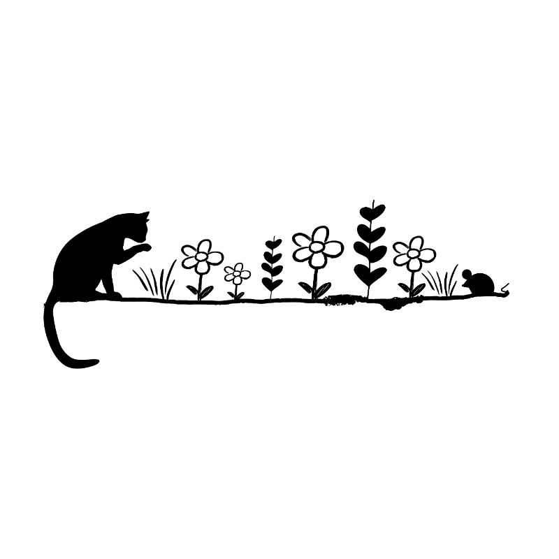Katze & Maus – Minimal Black Design