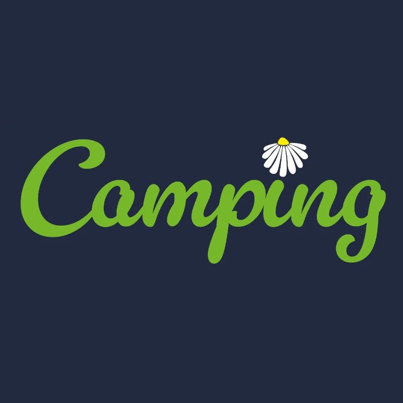 Citations de camping-campeur de fleurs de camping Vie estivale en van de loisir
