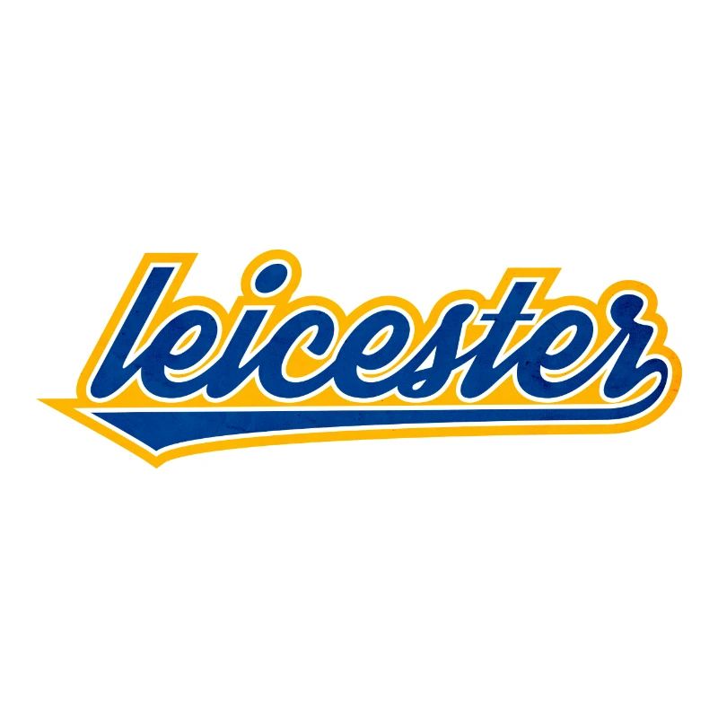 Leicester Script Swoosh sur les vêtements