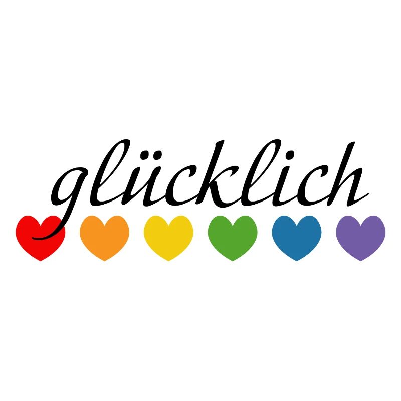 Regenbogenherzchen gluecklich LGBT lgbtqi queer