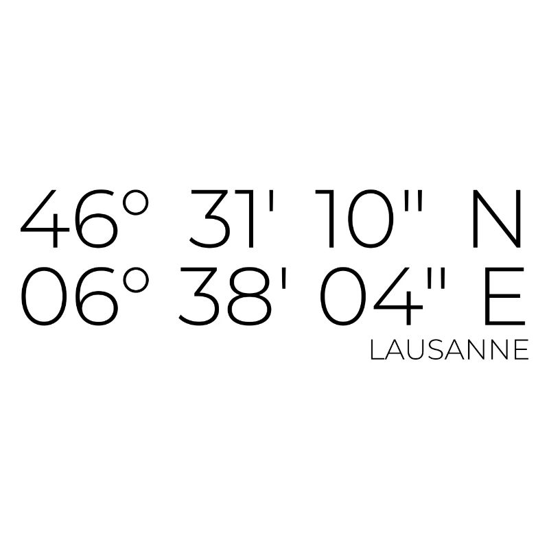 Coordonnées Lausanne, Vaud