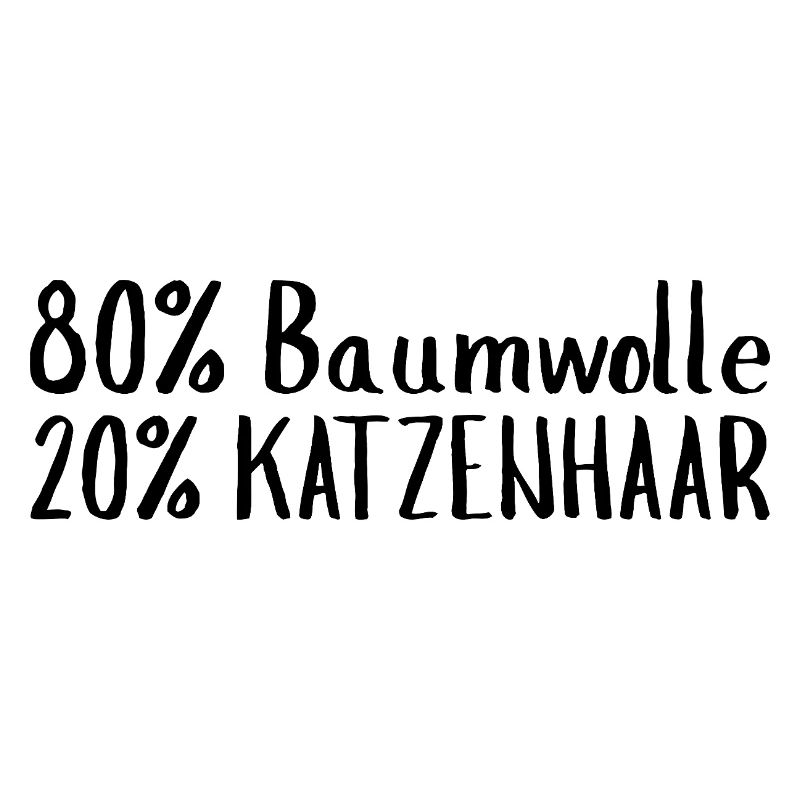 80 % coton 20 % poils de chat