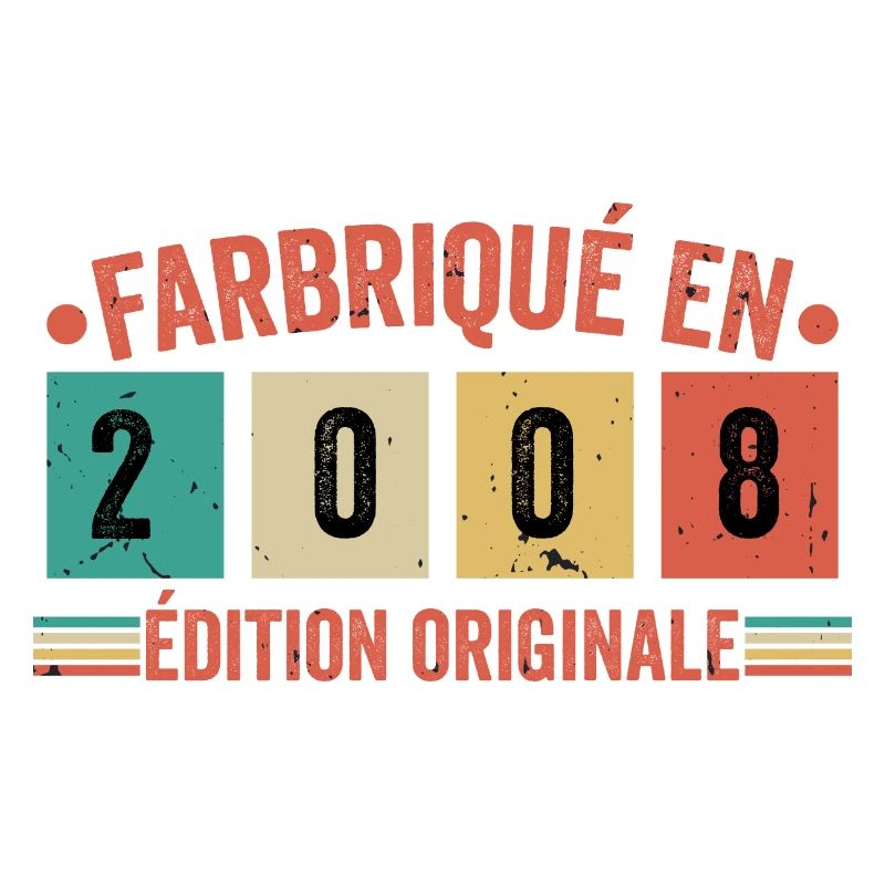 Fabriqué En 2008 édition Originale Cadeau d'annive