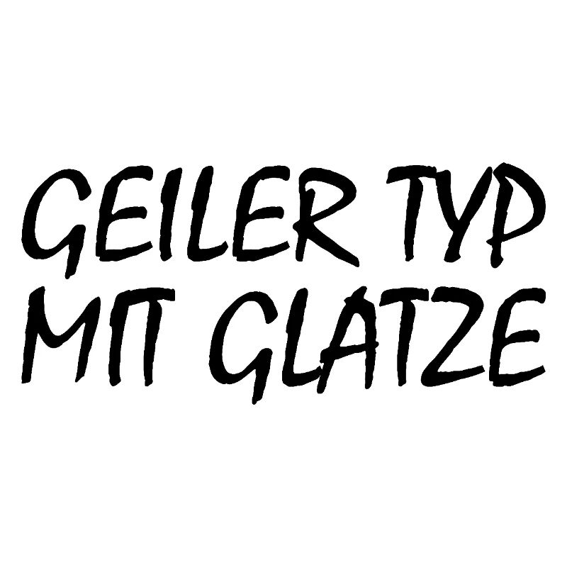 geiler typ mit glatze