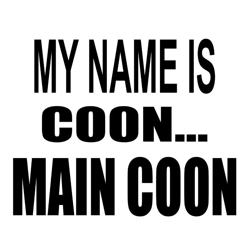 Chat Maine Coon - My name is coon - main coon