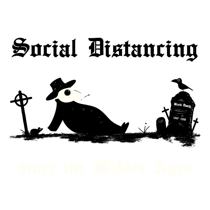Peste noire Distanciation sociale