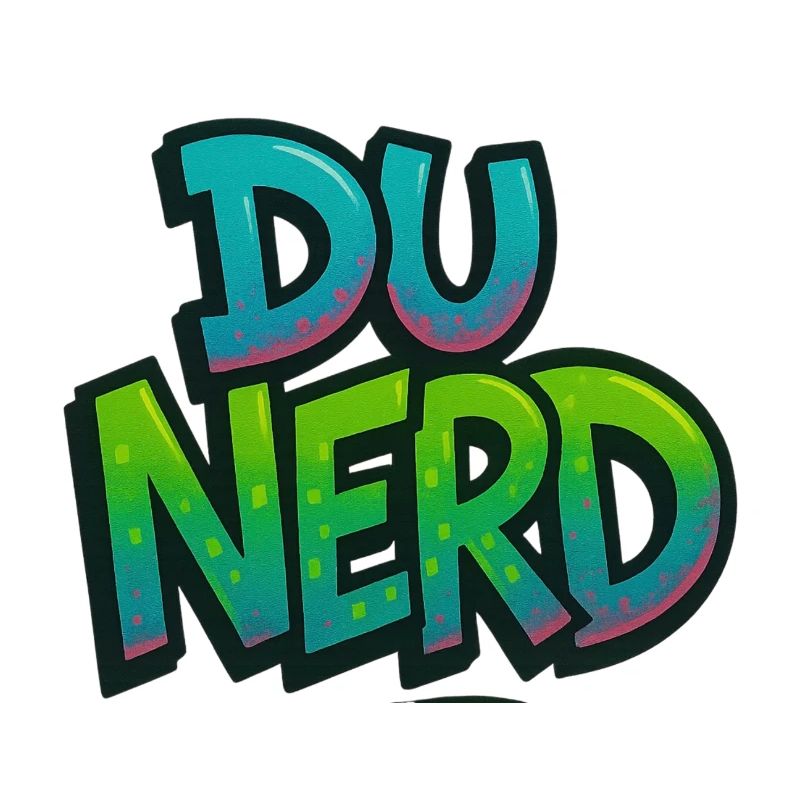 Nerd-Design mit Farbverlauf