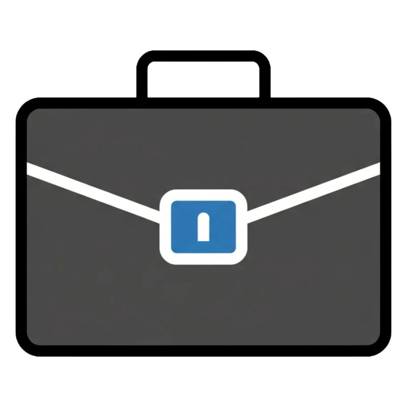 Porte-documents d’affaires | Symbole de l’emploi et de la carrière