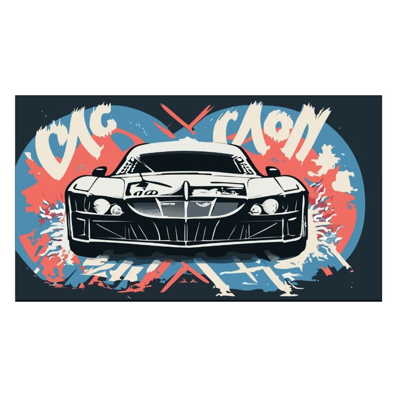 Phares d’une voiture de course