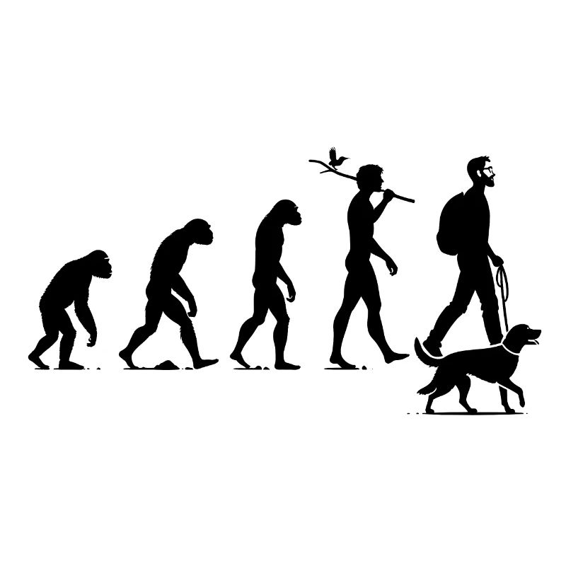 Mensch- Hund Evolution