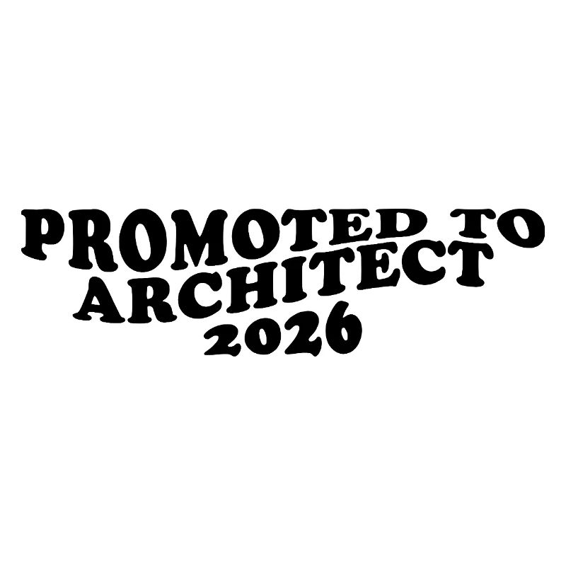 Promu architecte en 2026