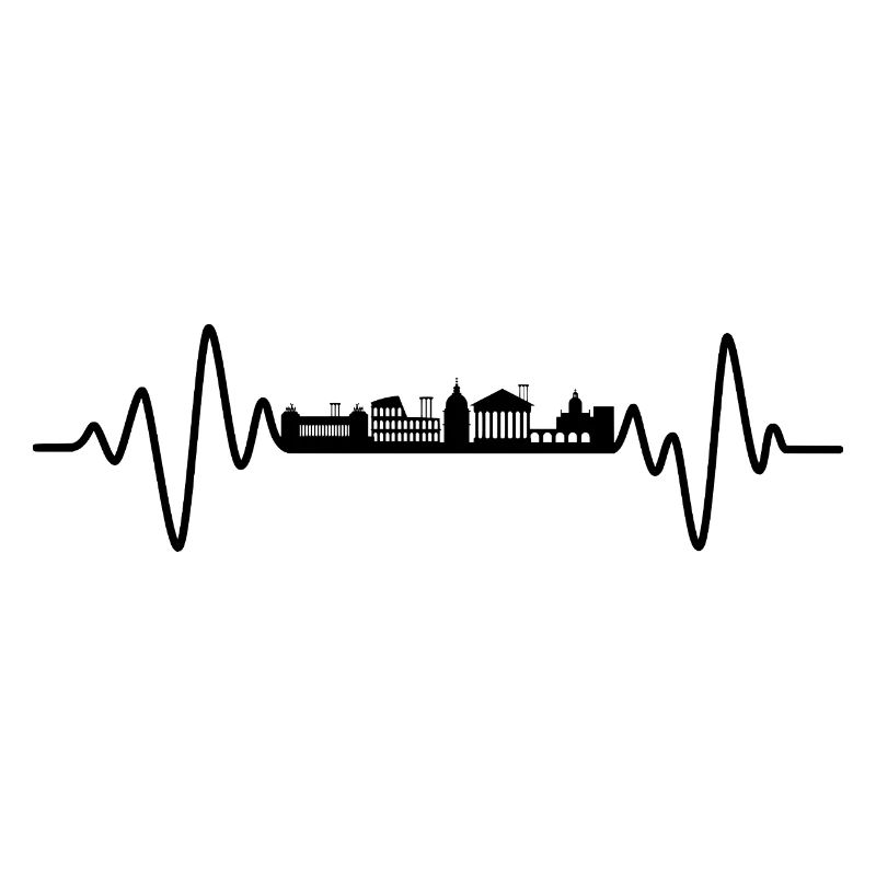Rome Skyline Heartbeat Rome
