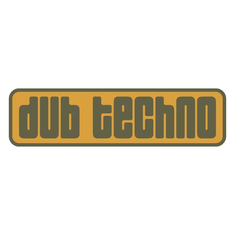 Dub Techno Retro Emblem