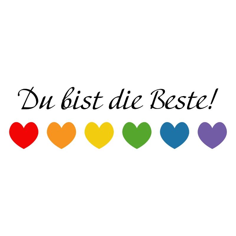 Regenbogenherzchen du bist die beste LGBT lgbtqi q
