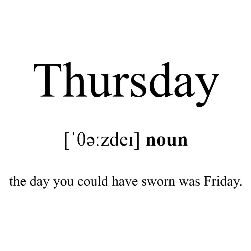 Thursday | Donnerstag Definition Dictionary