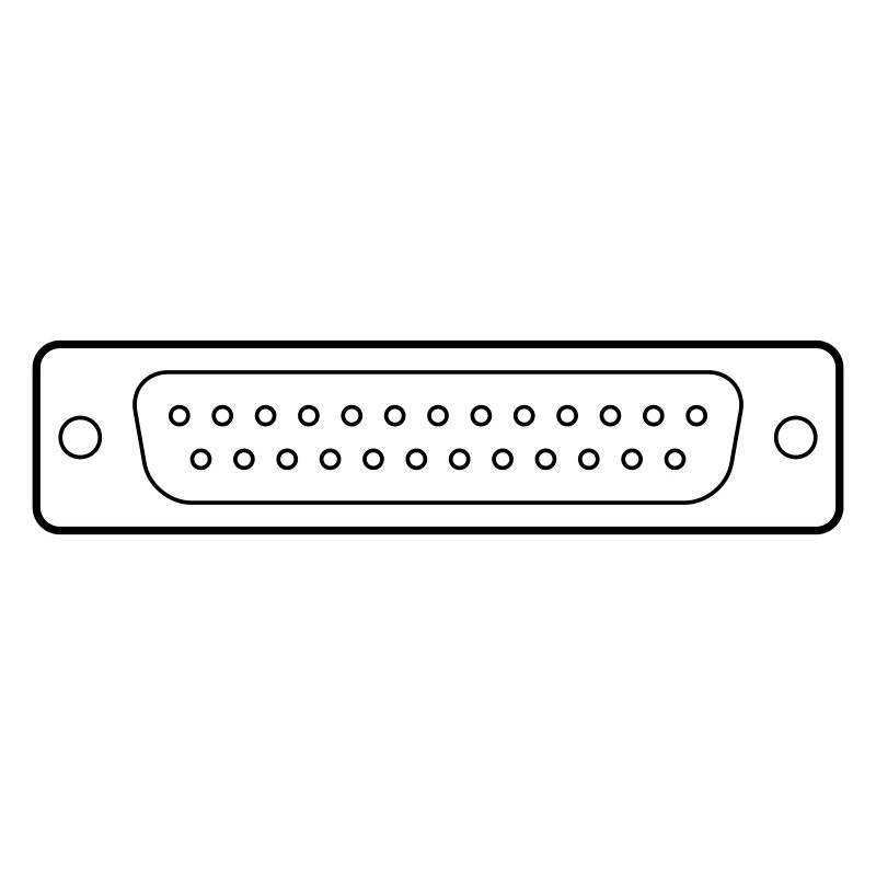 DB 25 Connector Parallel, Drucker