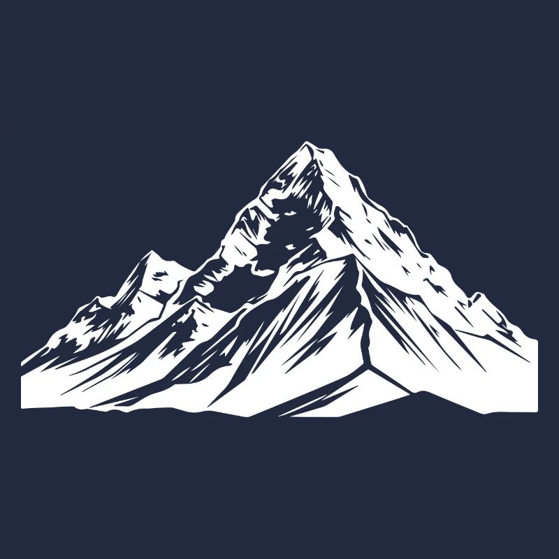 Symbol Berge Silhouette