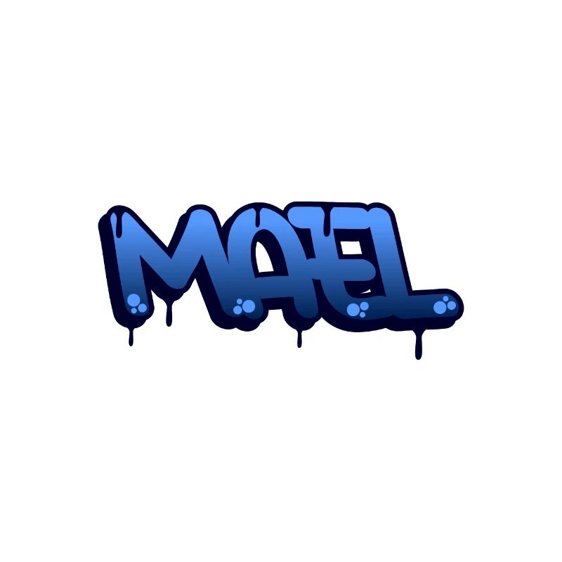 Graffiti prénom Mael
