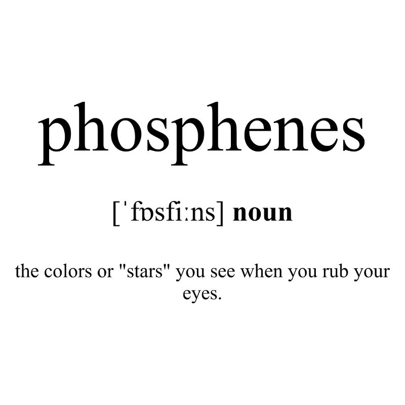 Phosphenes Definition Dictionary