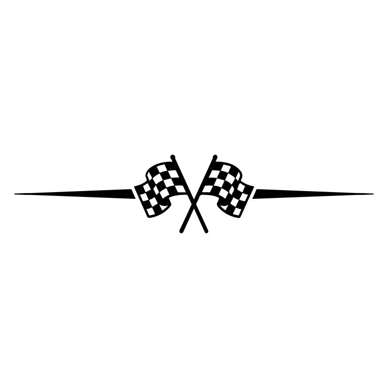 Icône de course de drapeau de course