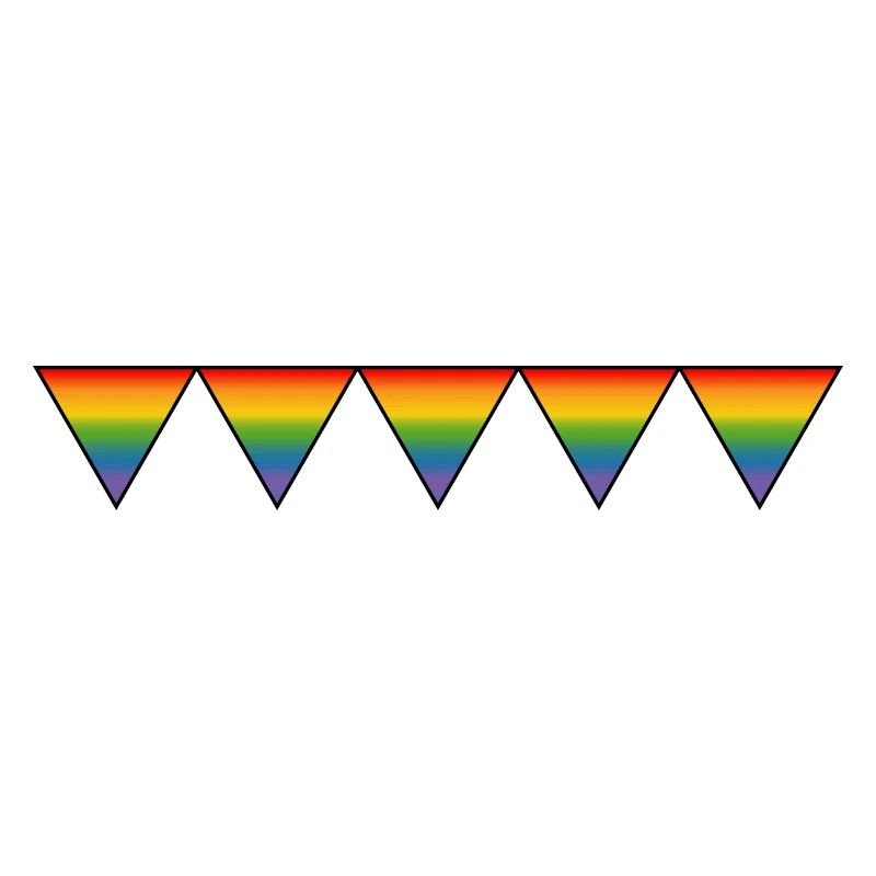 Regenbogen LGBTQIA triangles