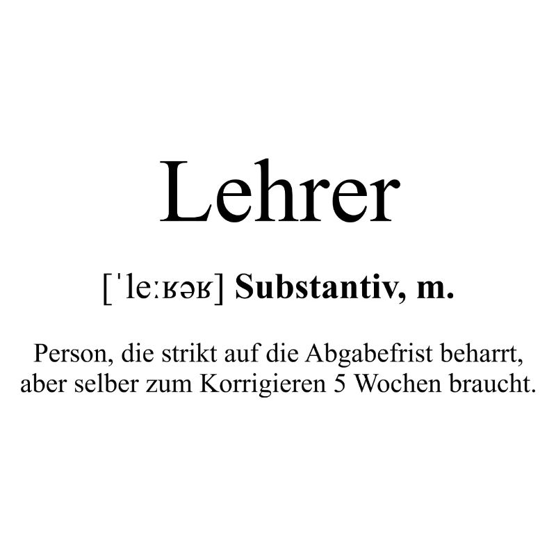 Lehrer Definition Dictionary