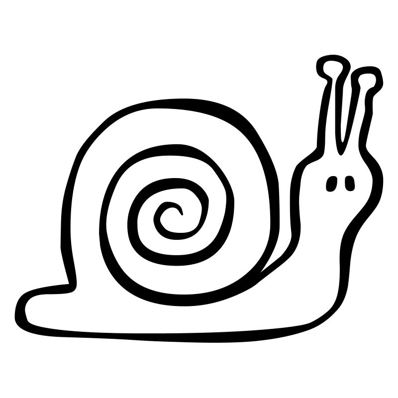Handgezeichnete Schnecke