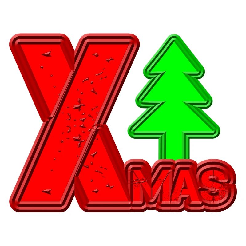 Joyeux Noël Arbre de Noël Lettrage Noël