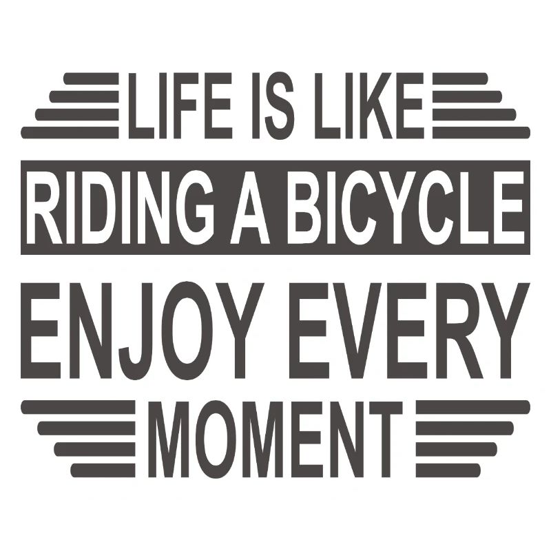 La vie, c’est comme le vélo