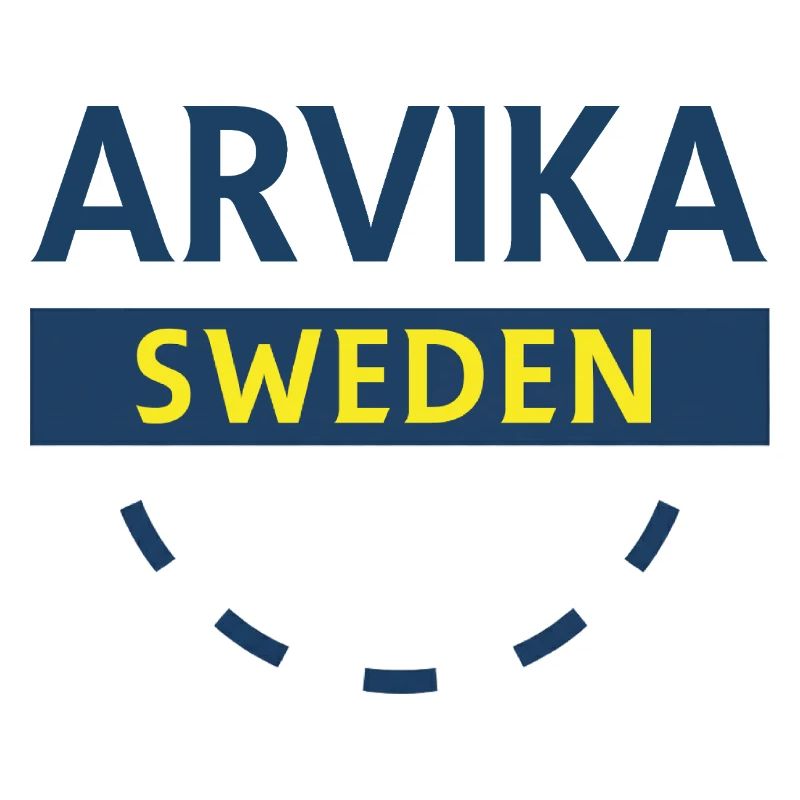 Arvika Schweden Logo in Blau
