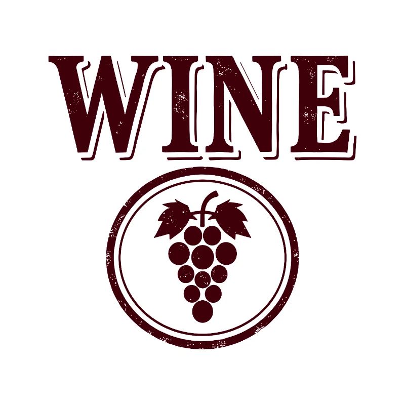 WINE Trauben Emblem