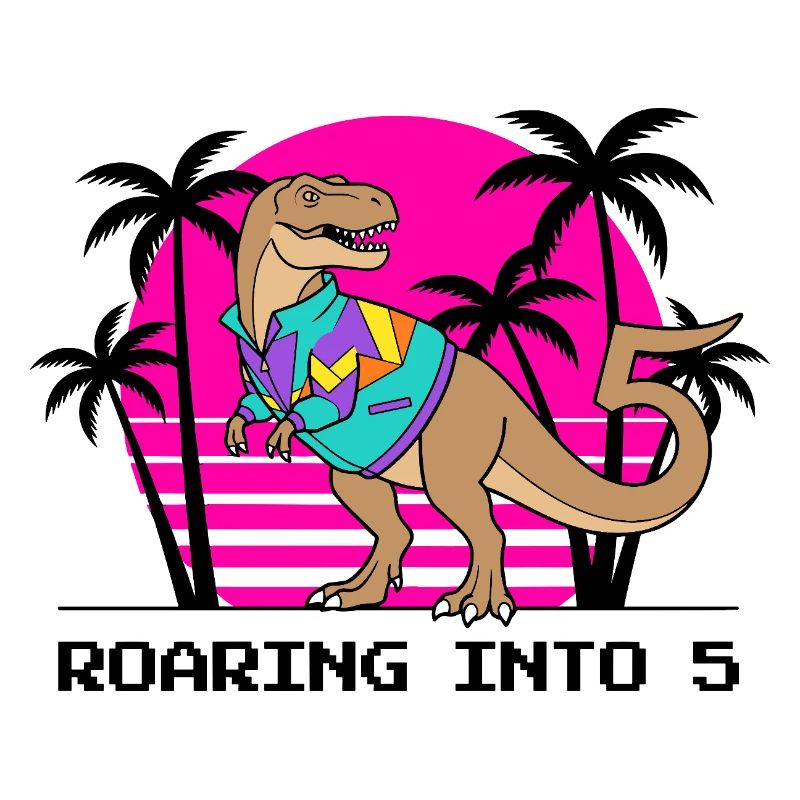 Roaring Into 5 Retro Dino