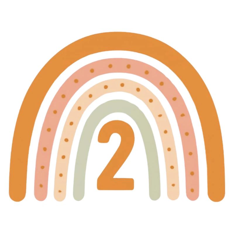 Second Birthday Rainbow