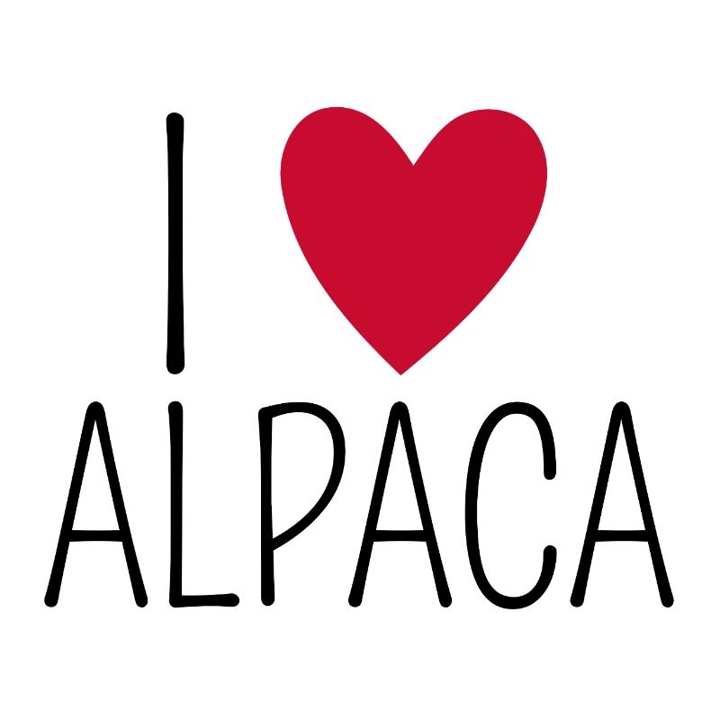I LOVE ALPACA - Design