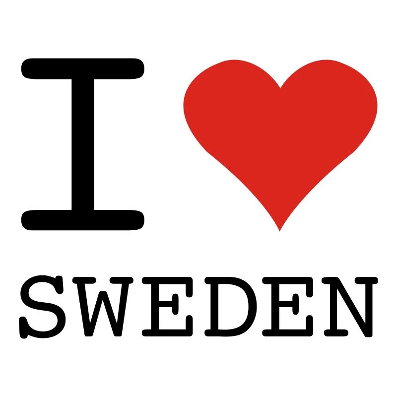 J’AIME LA SUÈDE Schweden