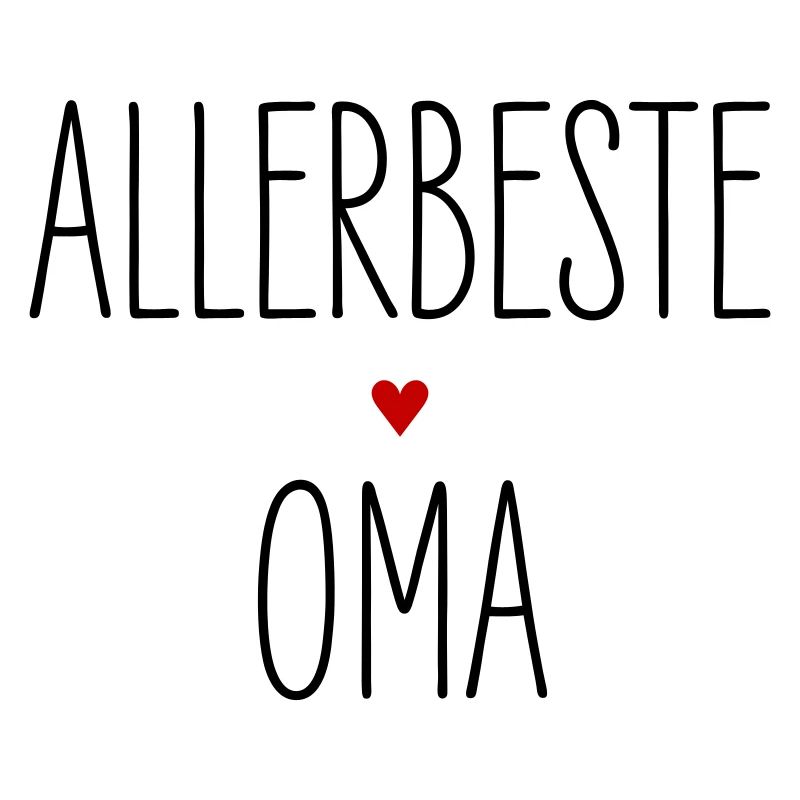 Allerbeste Oma, Beste Großmutter Herz, Geburtstag