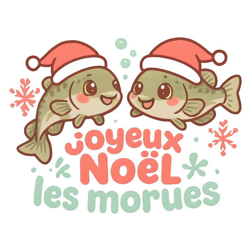 Morues de Noël rigolotes