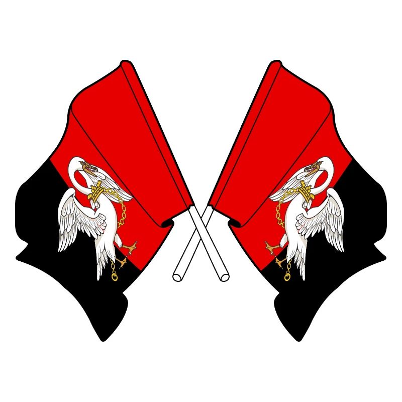 Drapeaux croisés du Buckinghamshire