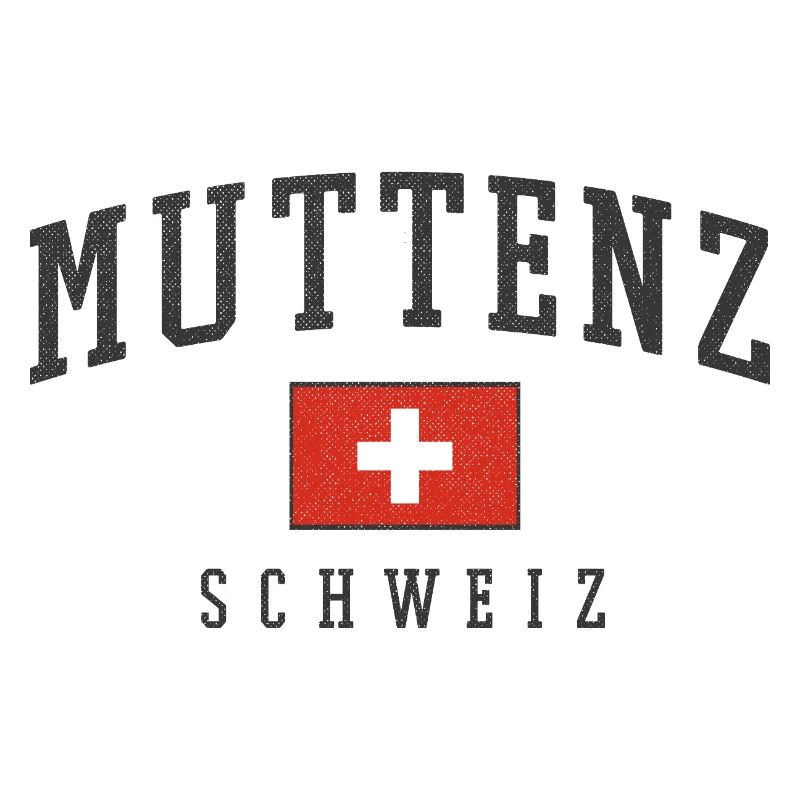 Emblème du drapeau suisse de Muttentz