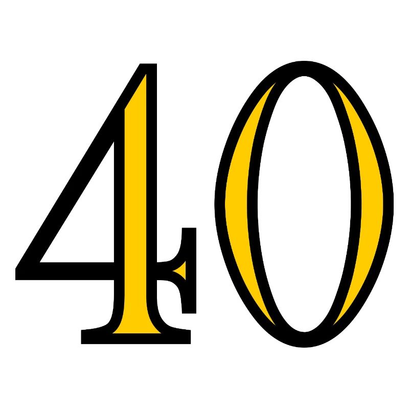 40. 40 YEARS. 40th ANNIVERSARY. 40 YEARS ANNIVERSARY.