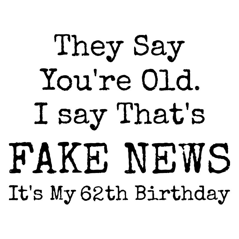 62. Geburtstag | Geburtstag mit 62 Jahren