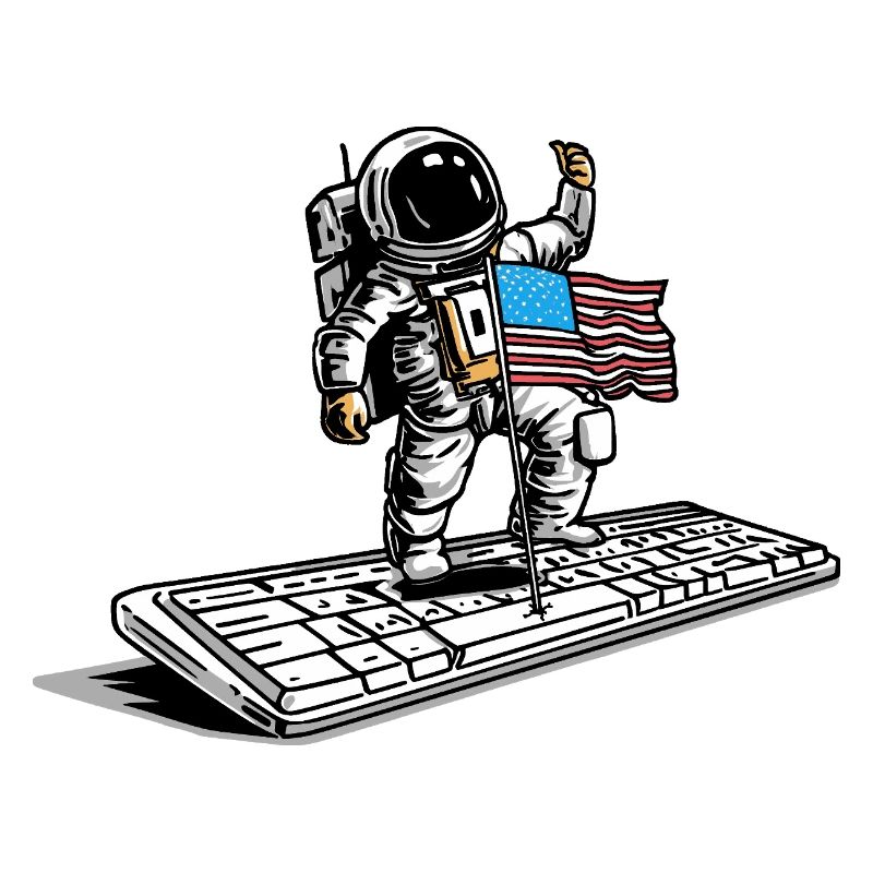CONQUÊTE DE L'ESPACE - humour geek astronaute