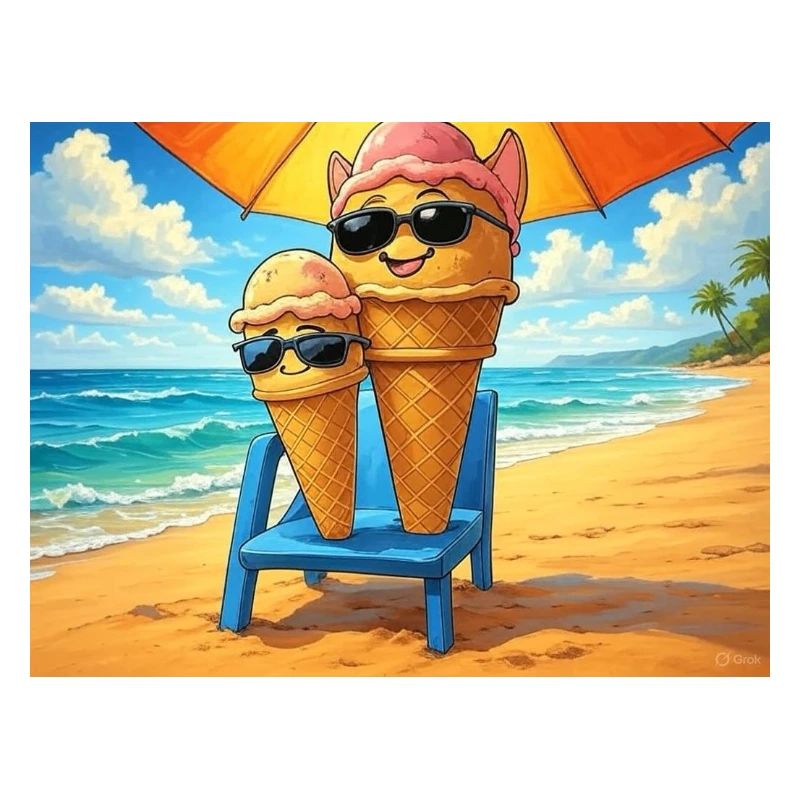 Glace en été